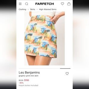 LES BENJAMINS Matching Skirt And Tote Bag Set